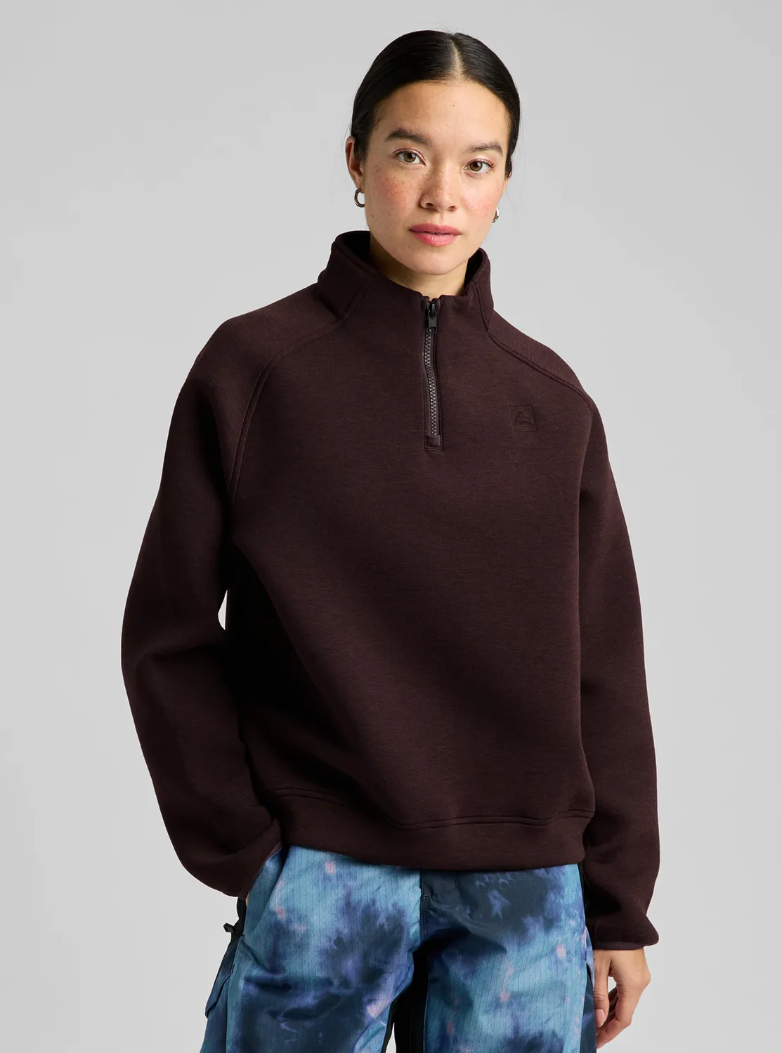 Burton SpaceCloud 1/4 Zip tröja dam Tencel