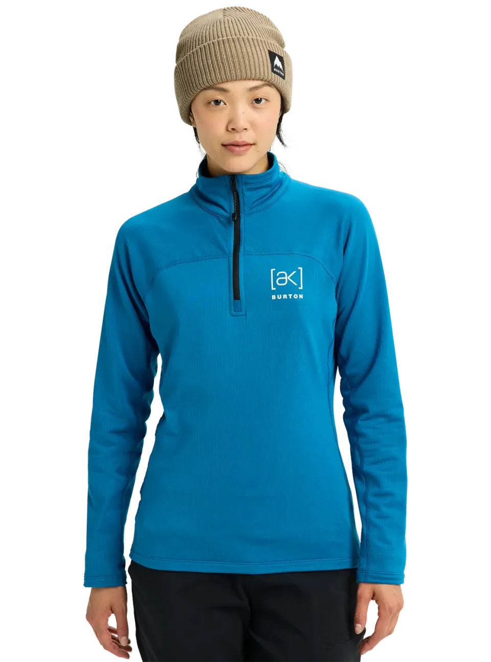 Burton [ak] Helium Grid fleece dam Blue Teal andas