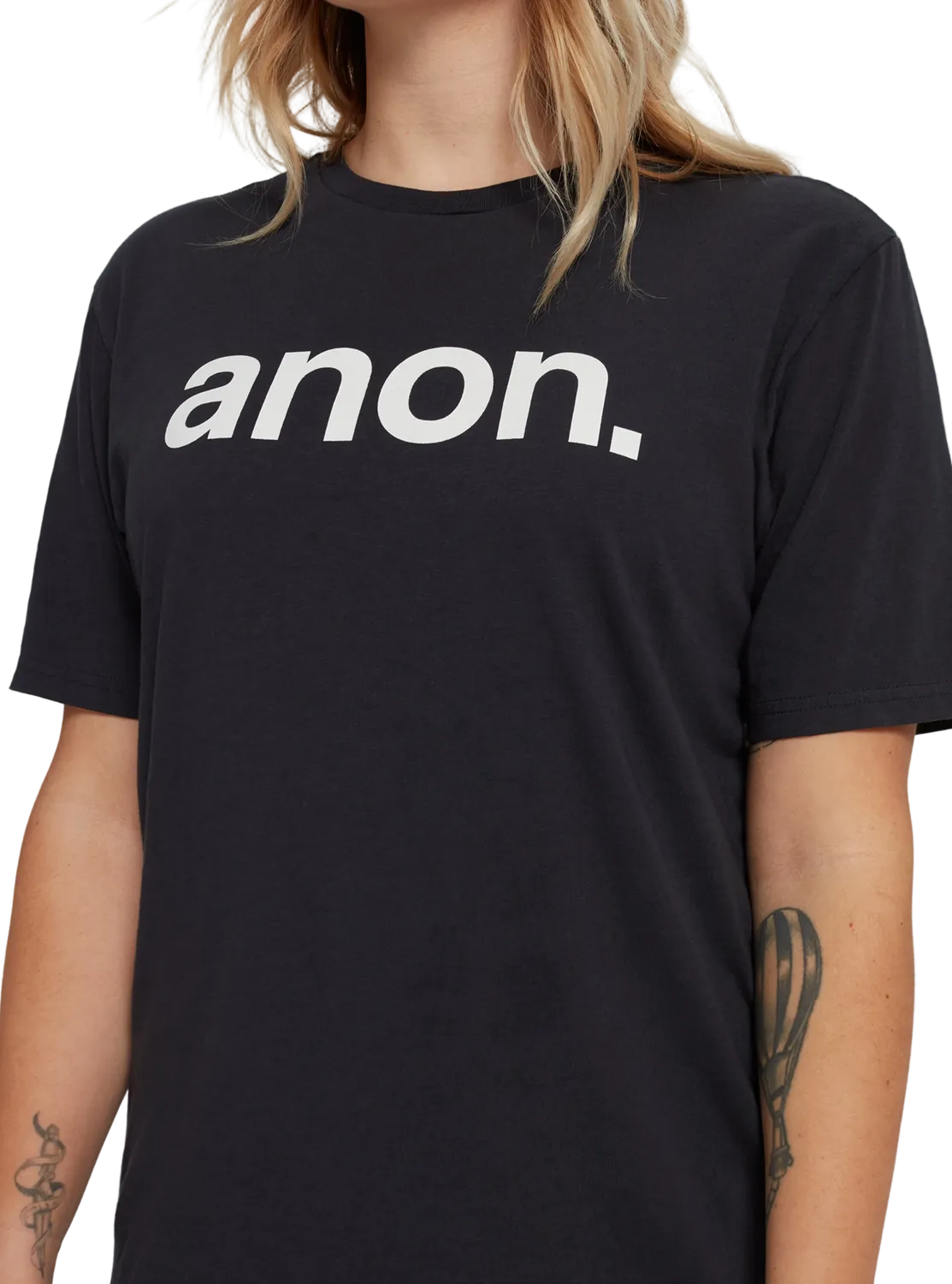 Burton Anon Short Sleeve T-shirt True Black ekologisk bomull