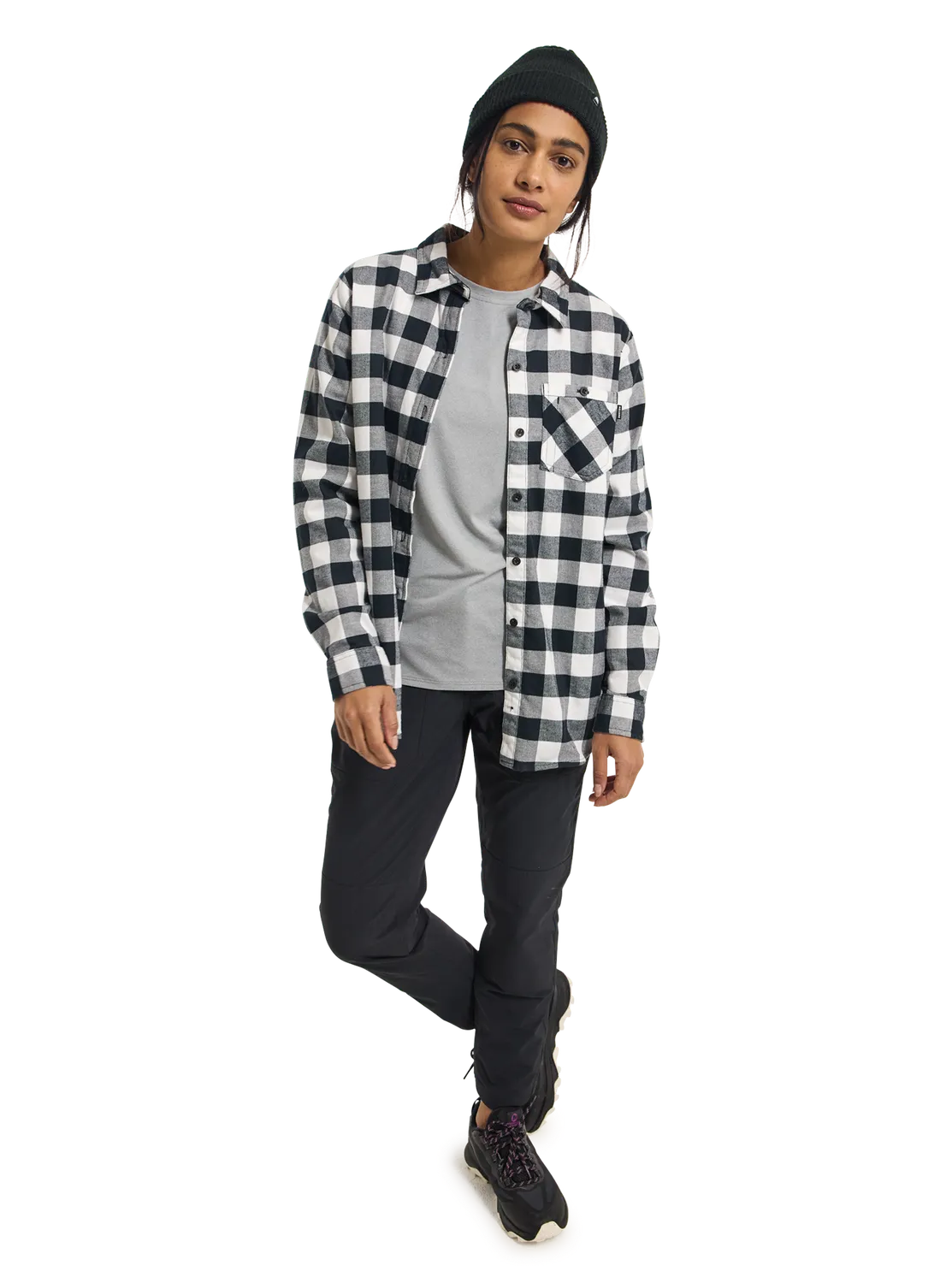Burton Favorite flanellskjorta dam Forest Moss S