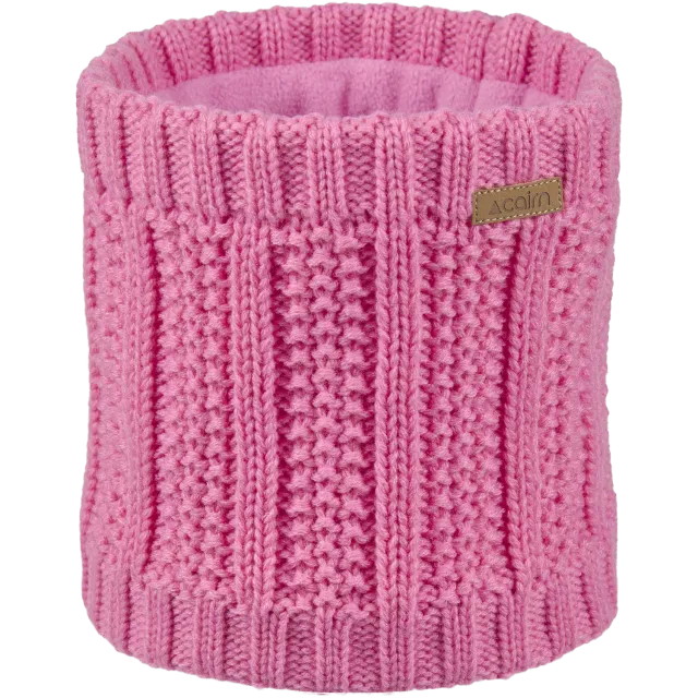 Cairn Zoe Col J halsvärmare rosa fleecefodrad
