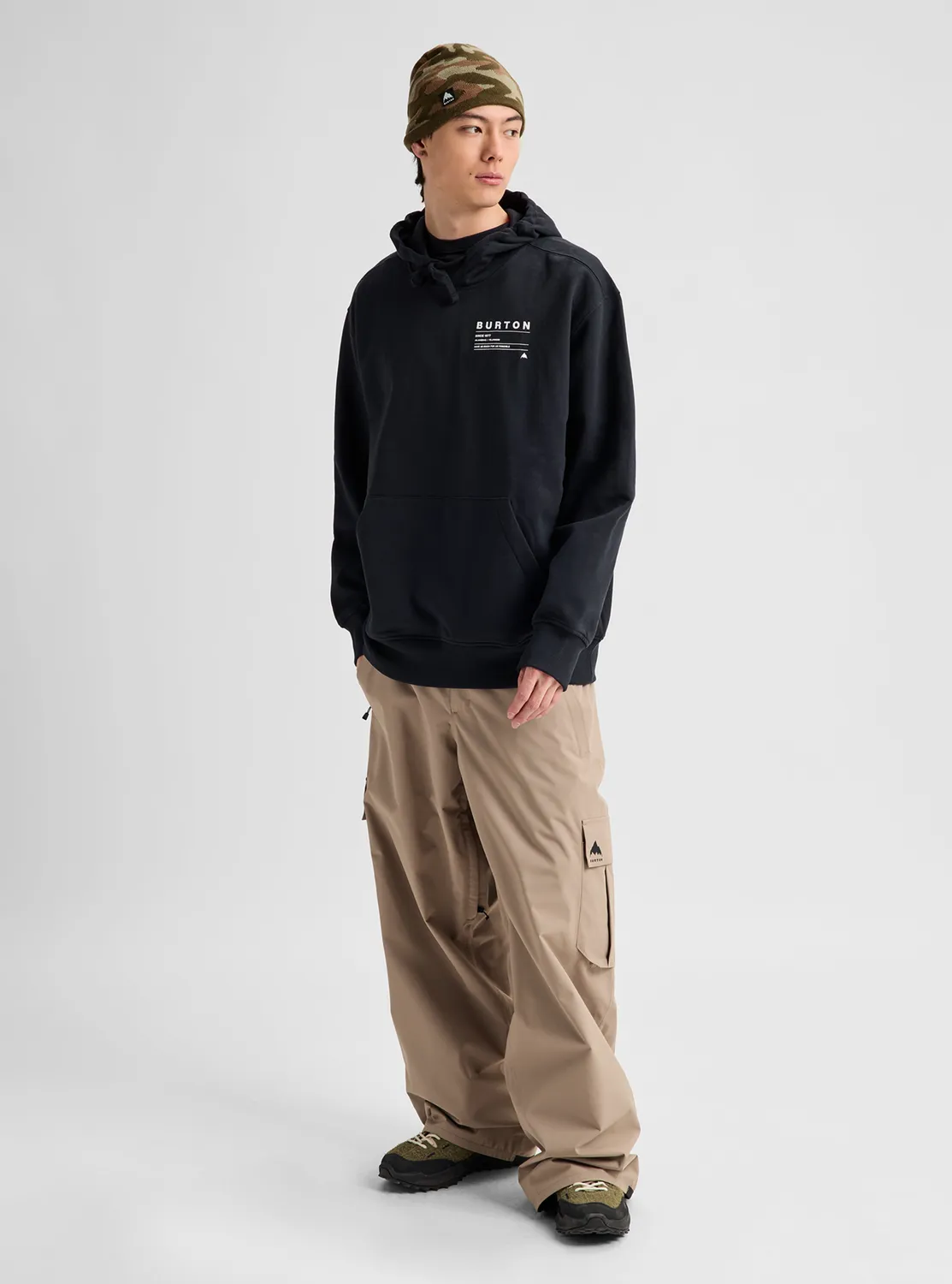 Burton Moretown Pullover Hoodie Geranium Red mjuk