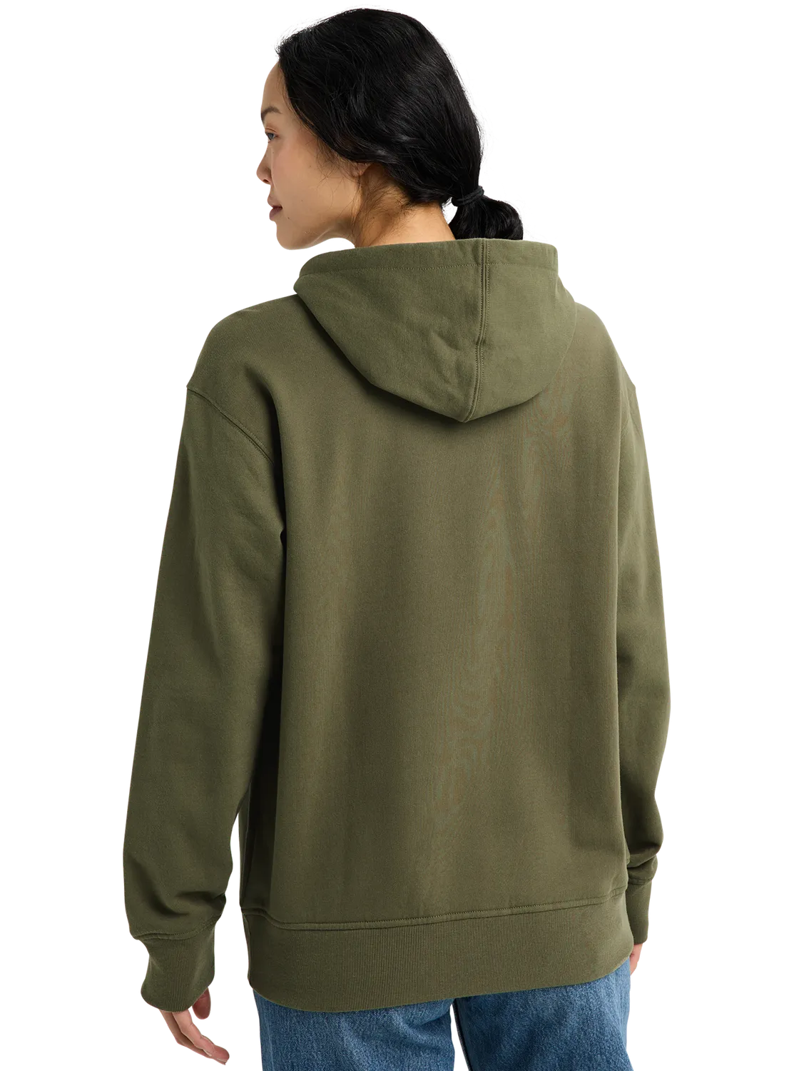 Burton Moretown Pullover Hoodie Forest Moss ekologisk