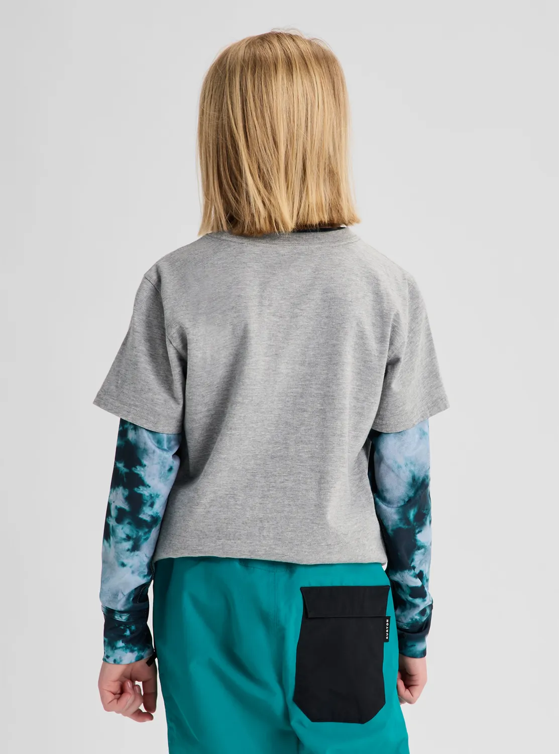 Burton Elmore t-shirt barn atlantic teal kortärm