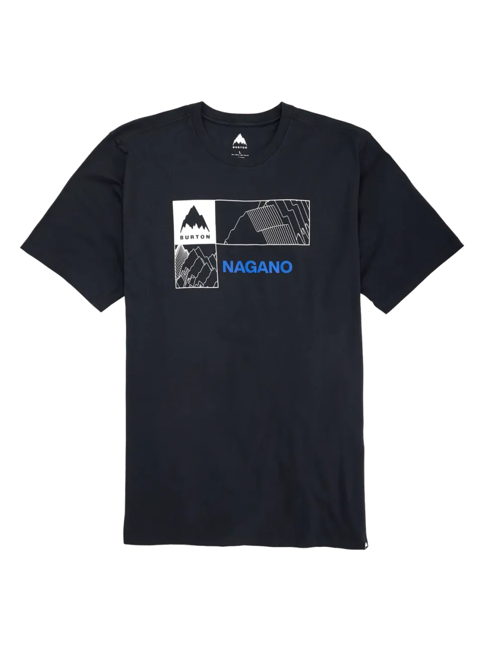 Burton Local t-shirt svart kort ärm mjuk bomull