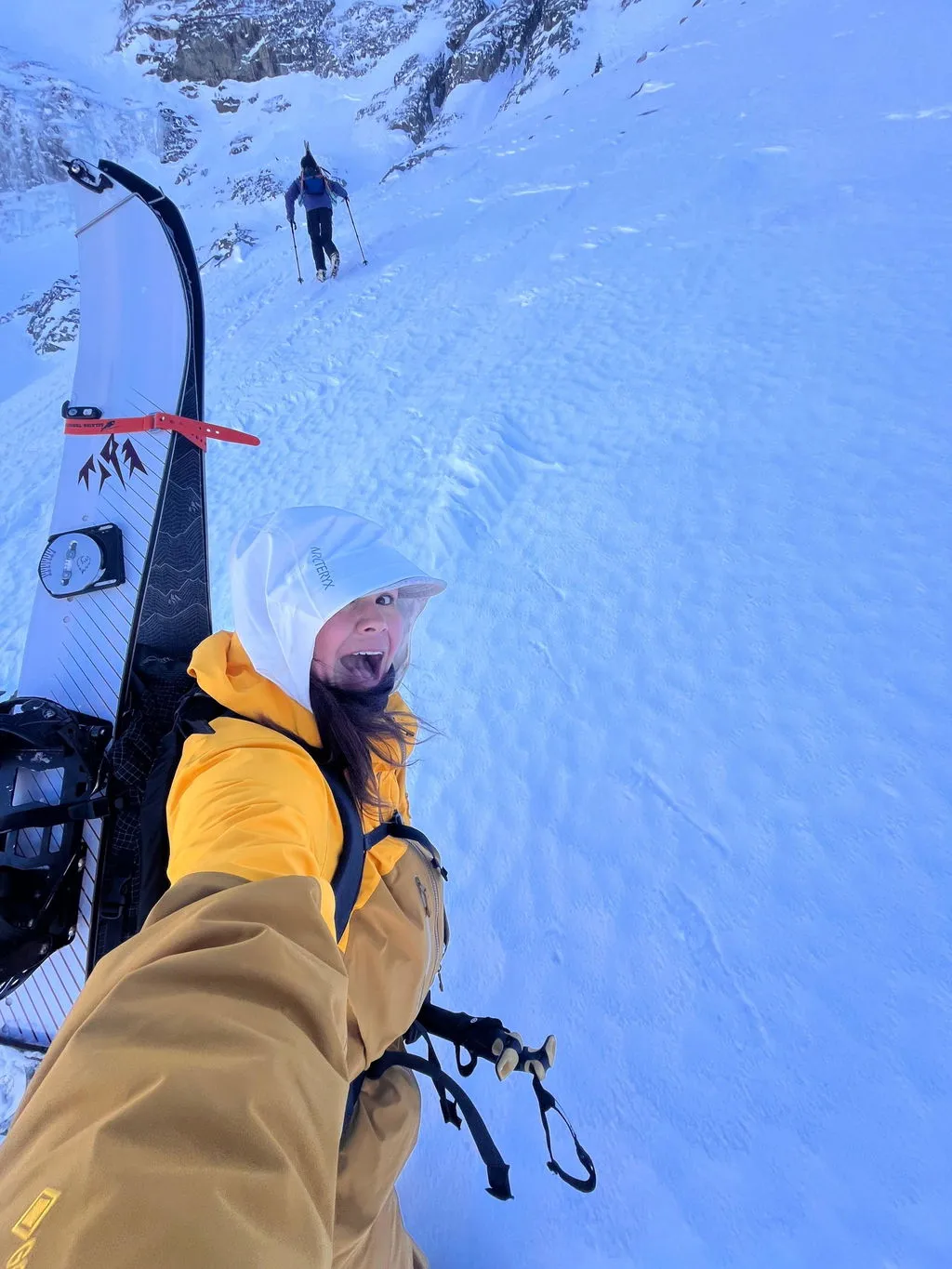Jones Stratos splitboard herr 159 puderprofil