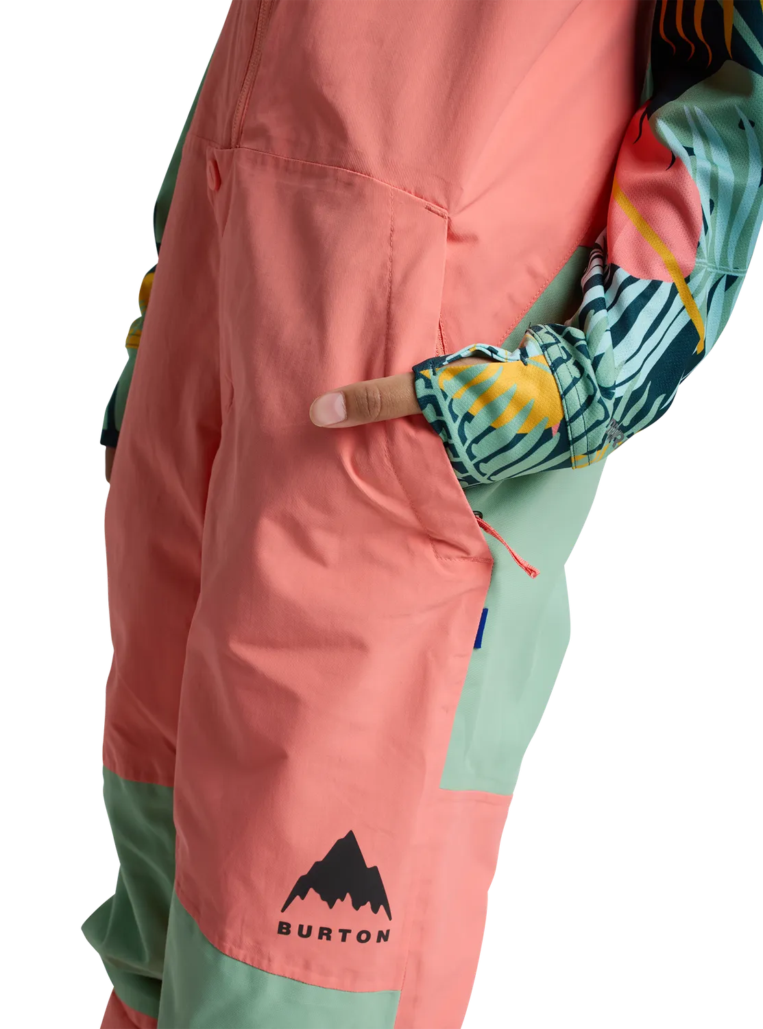 Burton Skylar 2L bib-byxor barn Peach Echo vattentät