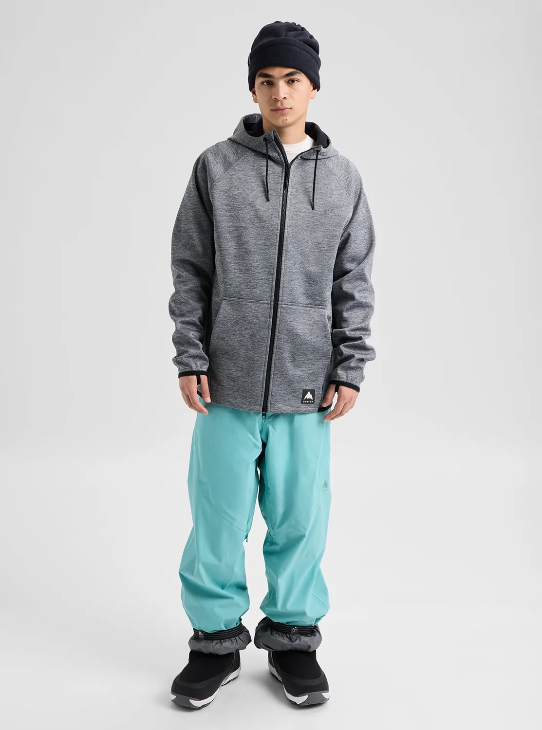 Burton Crown Weatherproof fleece herr True Black Htr