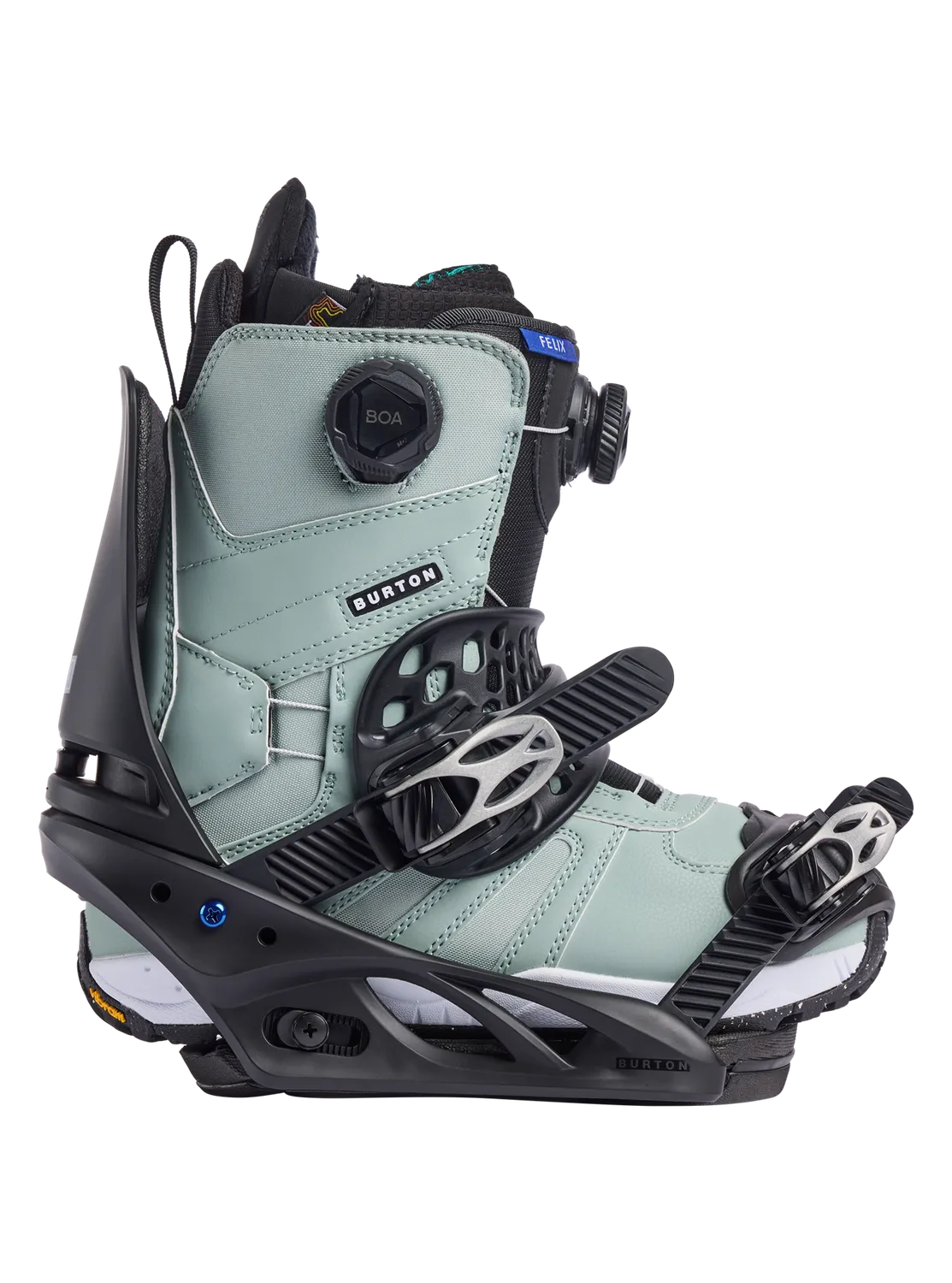 Burton Lexa X snowboardbindning Cyanotype Floral responsiv