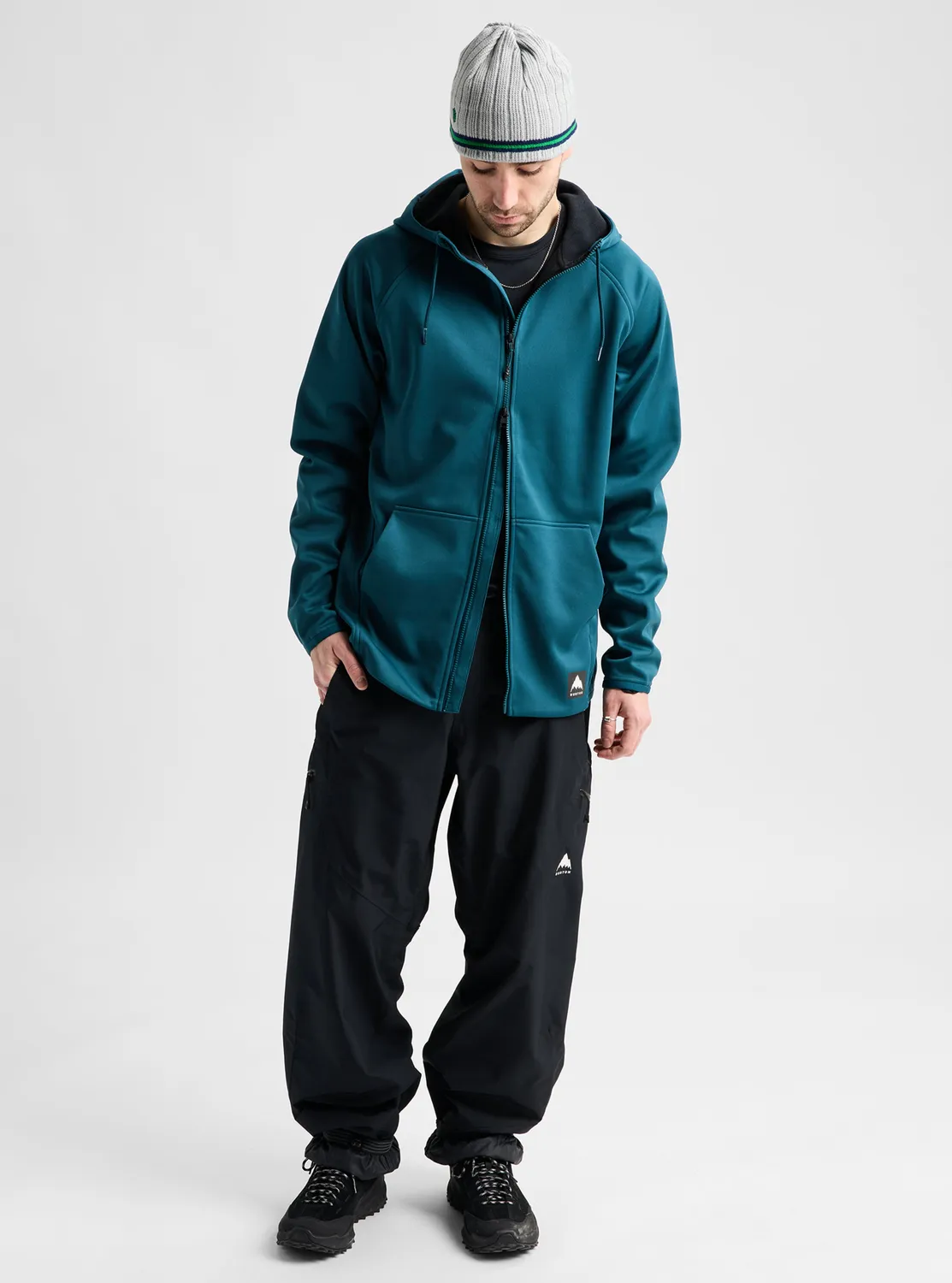 Burton Crown Weatherproof fleece herr True Black Htr