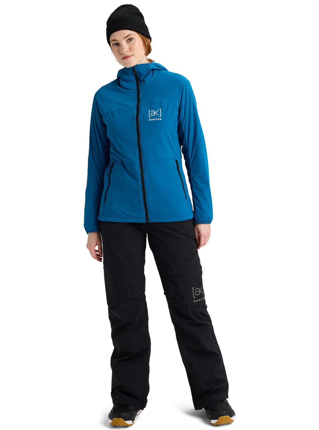 Burton [ak] Helium Hooded mellanjacka dam Blue Teal