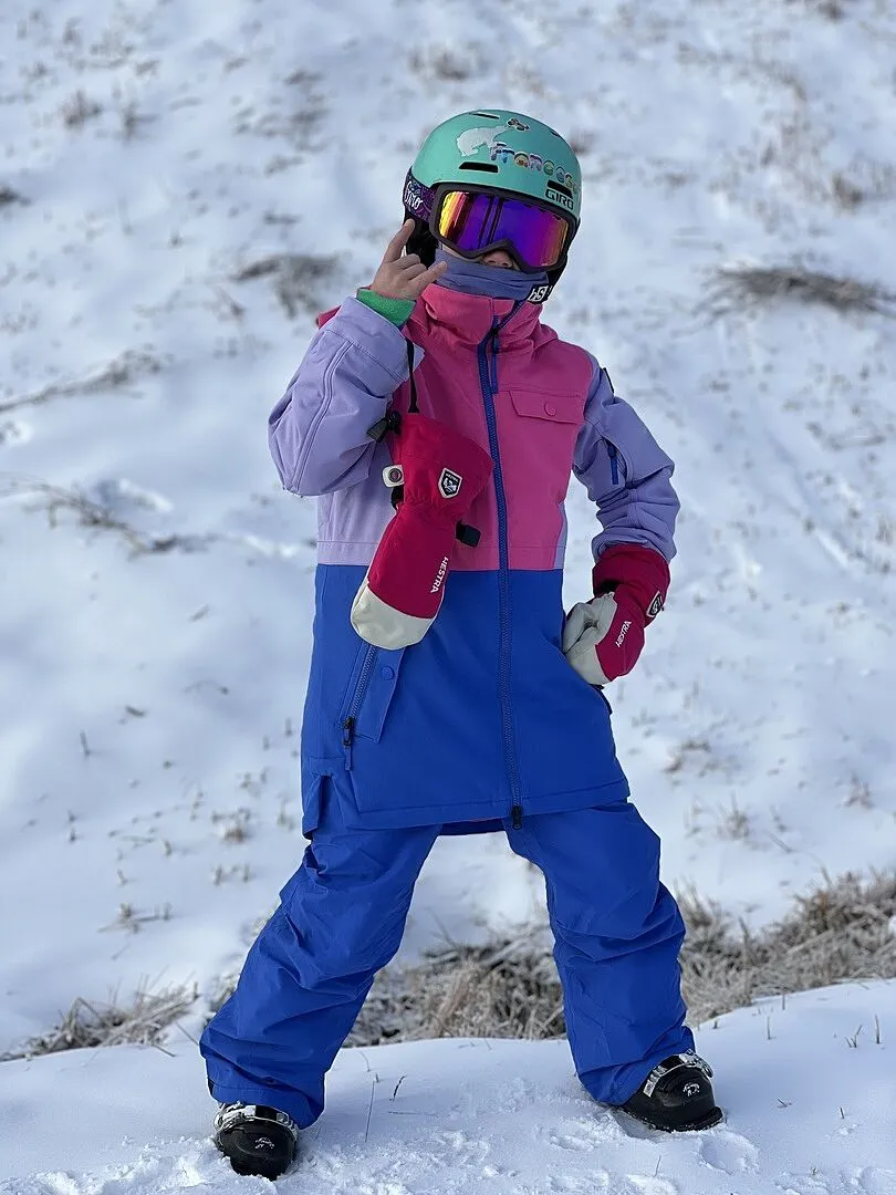 Burton Skylar 2L bib-byxor barn Peach Echo vattentät