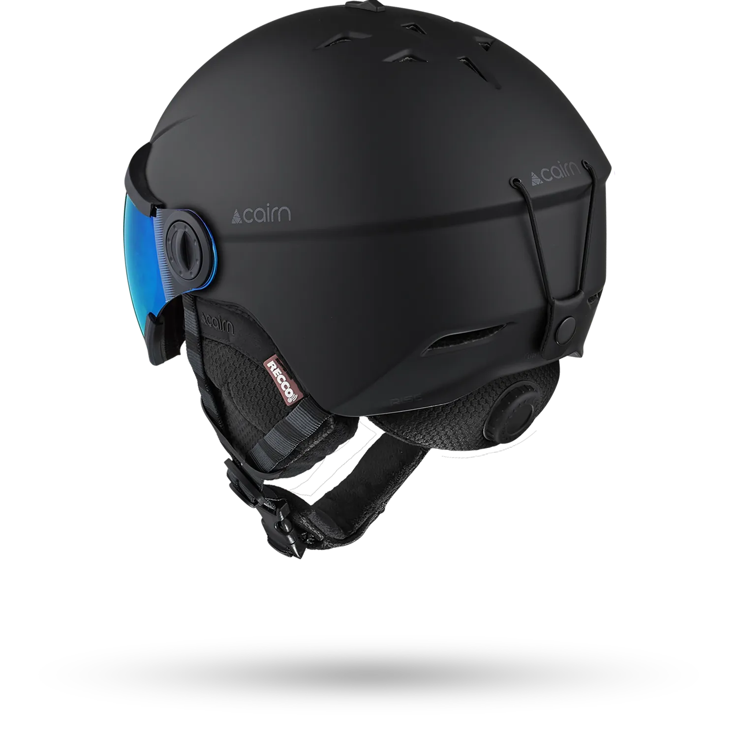 Cairn Rise Visor skidhjälm svart kameleont