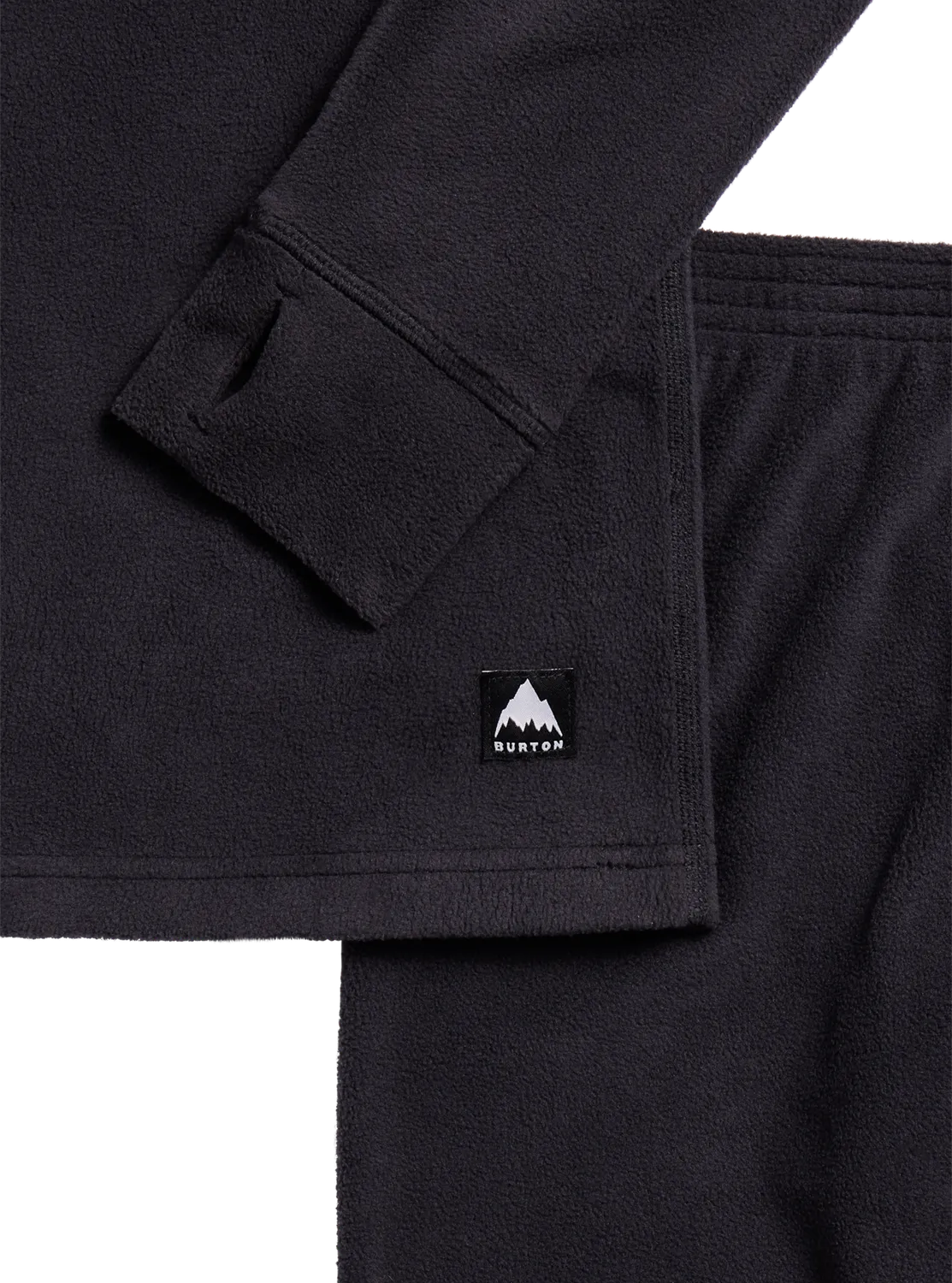 Burton Fleece Base Layer underställsset barn True Black fleece