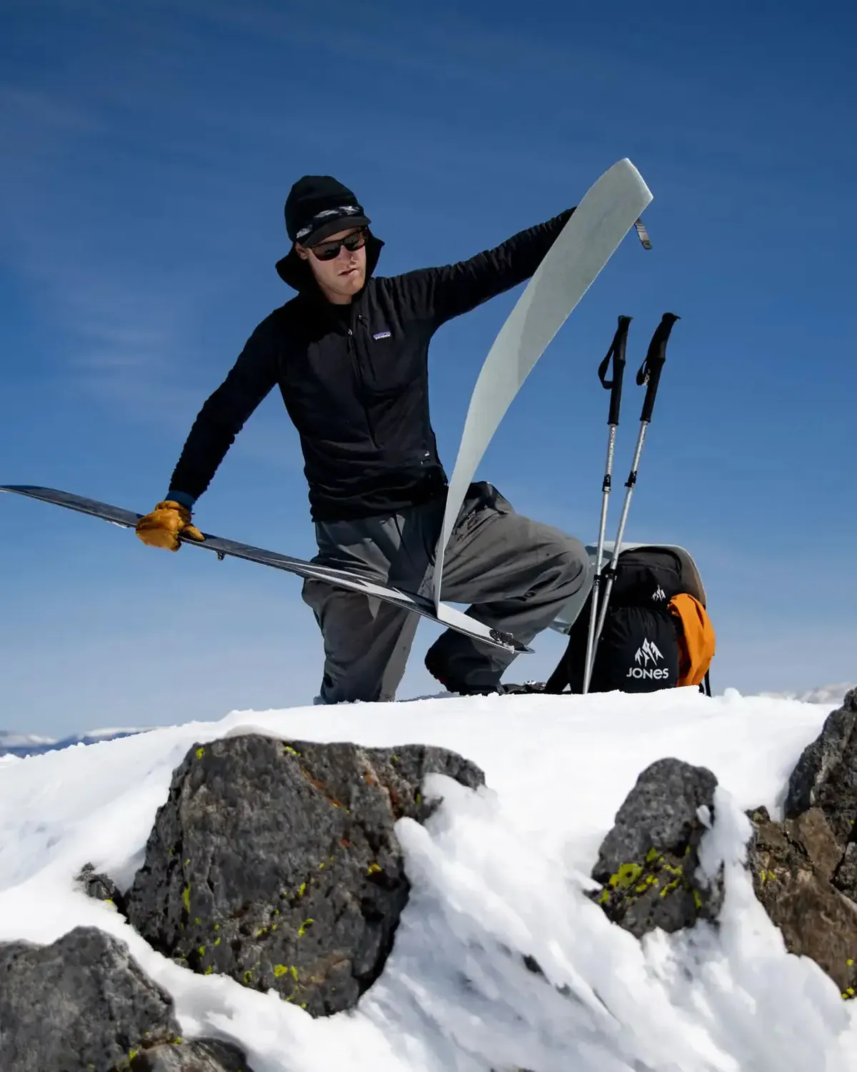 Jones Nomad Trim-to-Fit splitboard stighudar M mohair