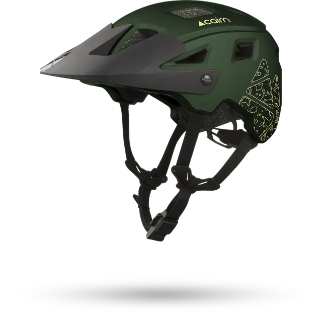 Cairn Magma cykelhjälm mat black khaki Fidlock