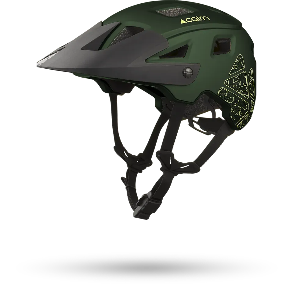 Cairn Magma cykelhjälm mat black khaki Fidlock