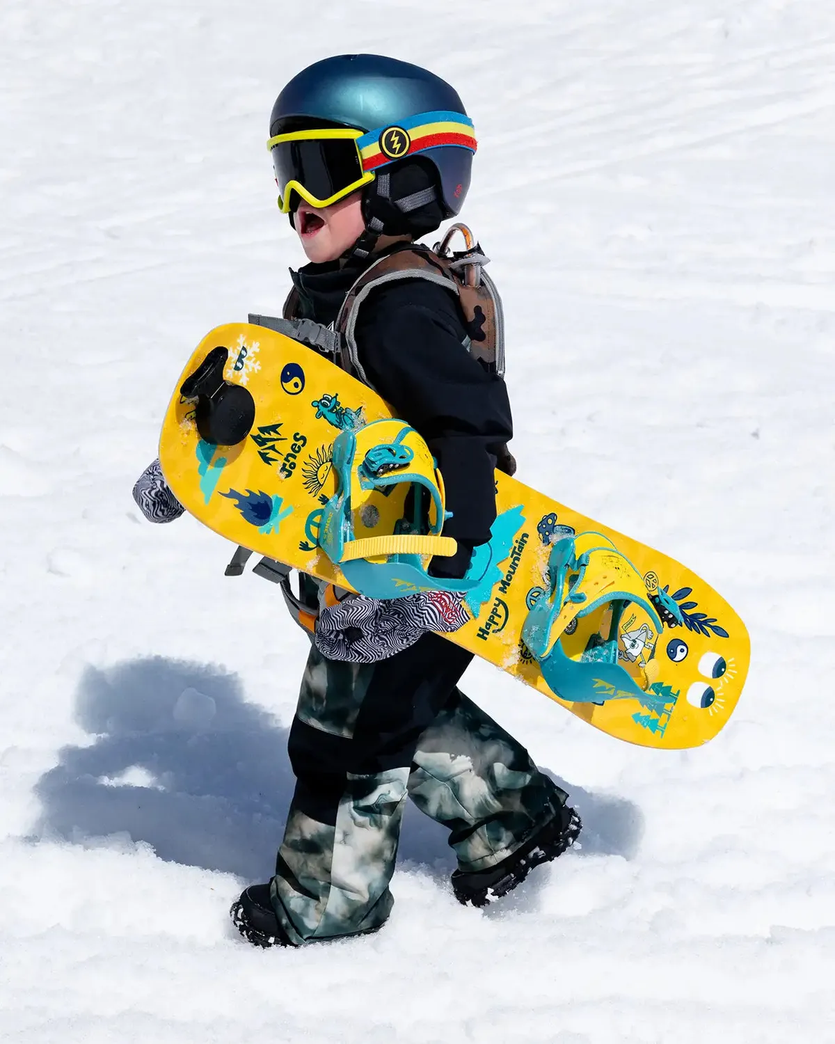 Jones Happy Mountain snowboard barn 90 kantlös