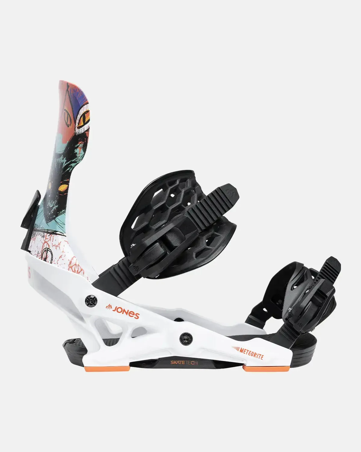 Jones Meteorite 2026 snowboardbindning Rallycat White allmountain