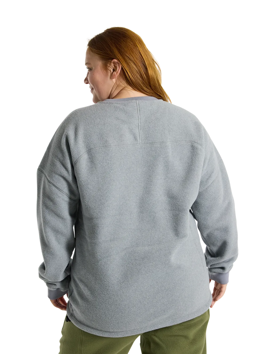 Burton Cinder Crewneck fleecetröja Light Teal