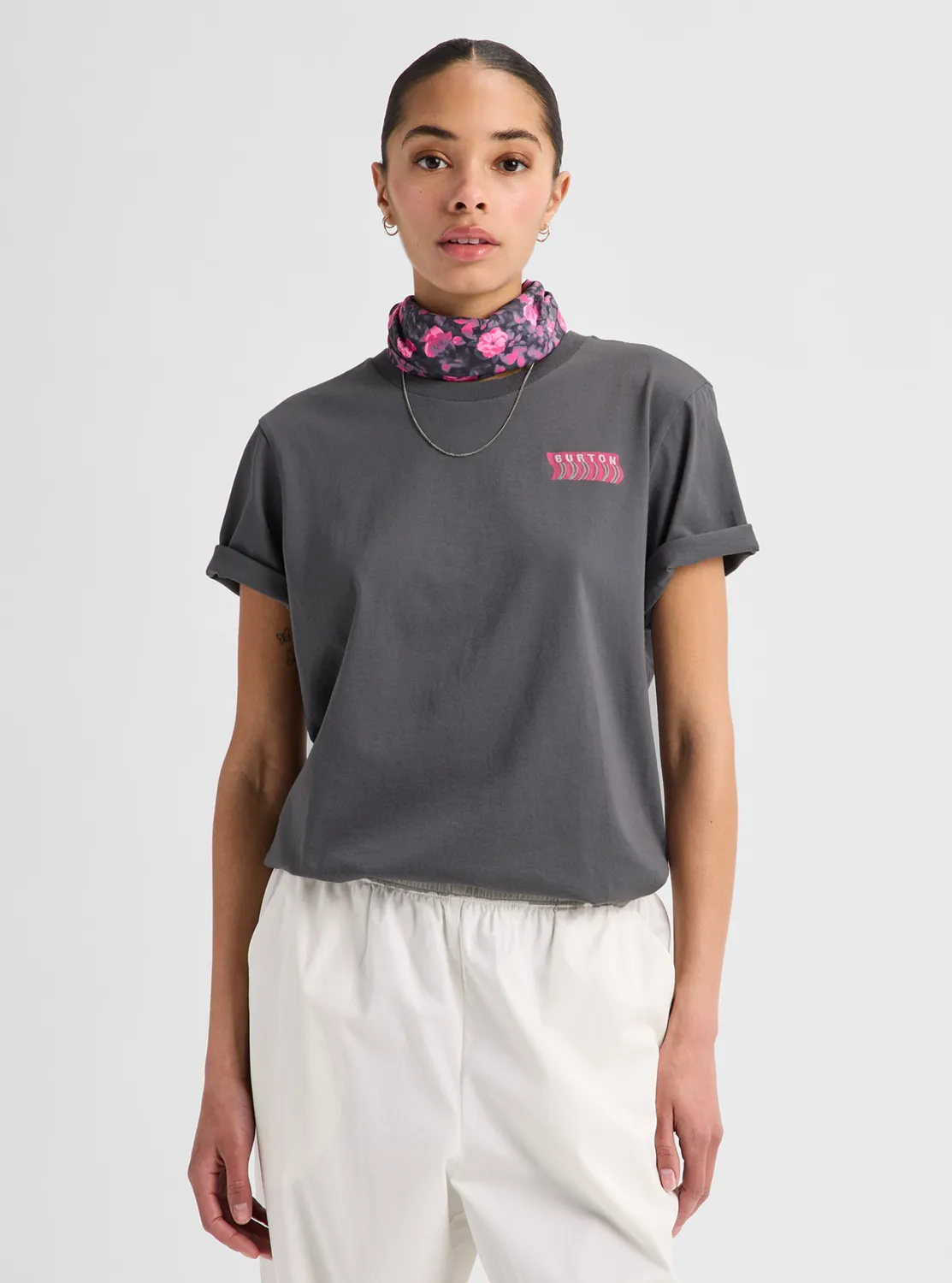 Burton Throwback 1992 t-shirt Gotham Gray ekologisk