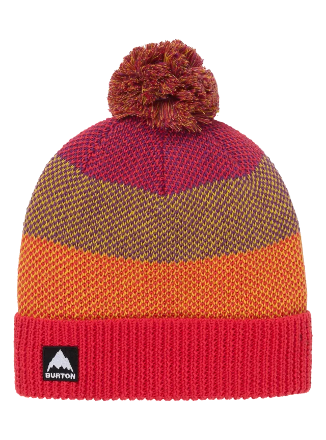 Burton Fleece-Lined Pom barnmössa fiesta red multi