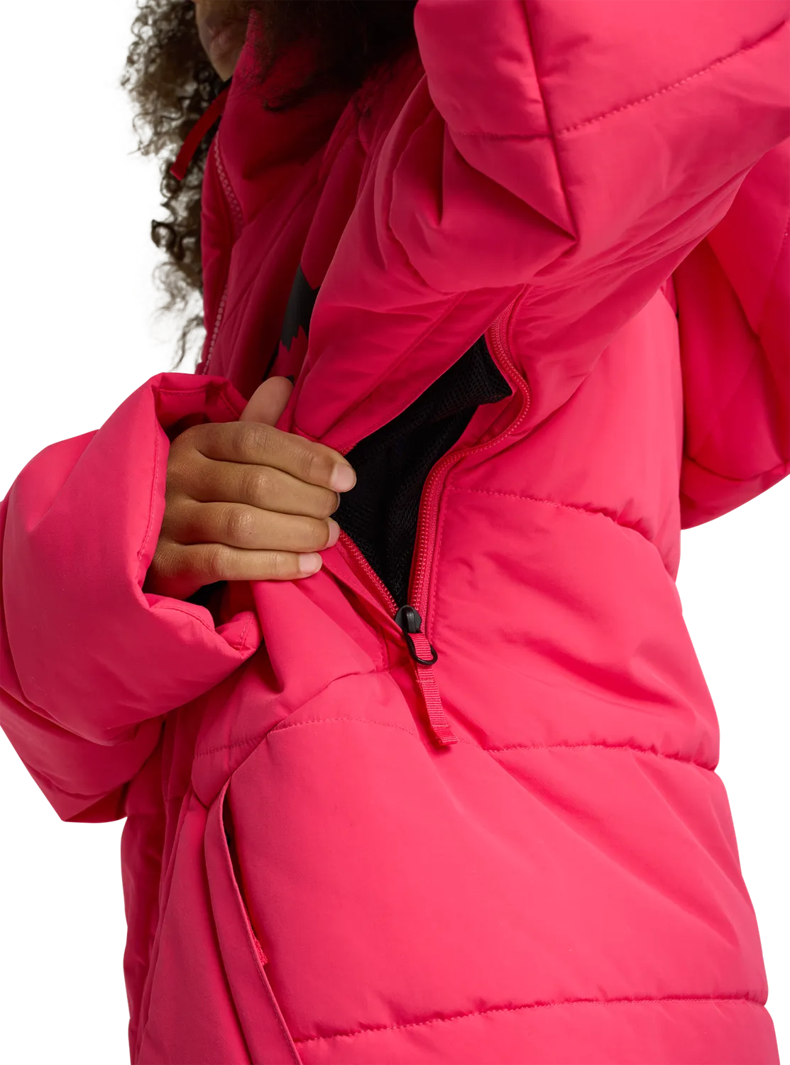 Burton Spindal 2L skidjacka barn Azalea Pink isolerad