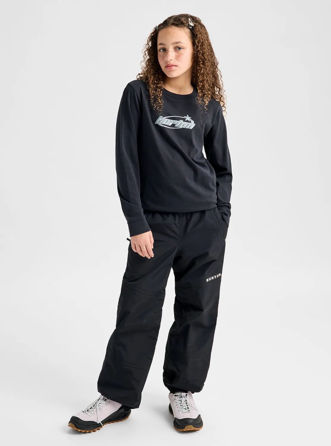 Burton Blossom 27 långärmad t-shirt barn True Black