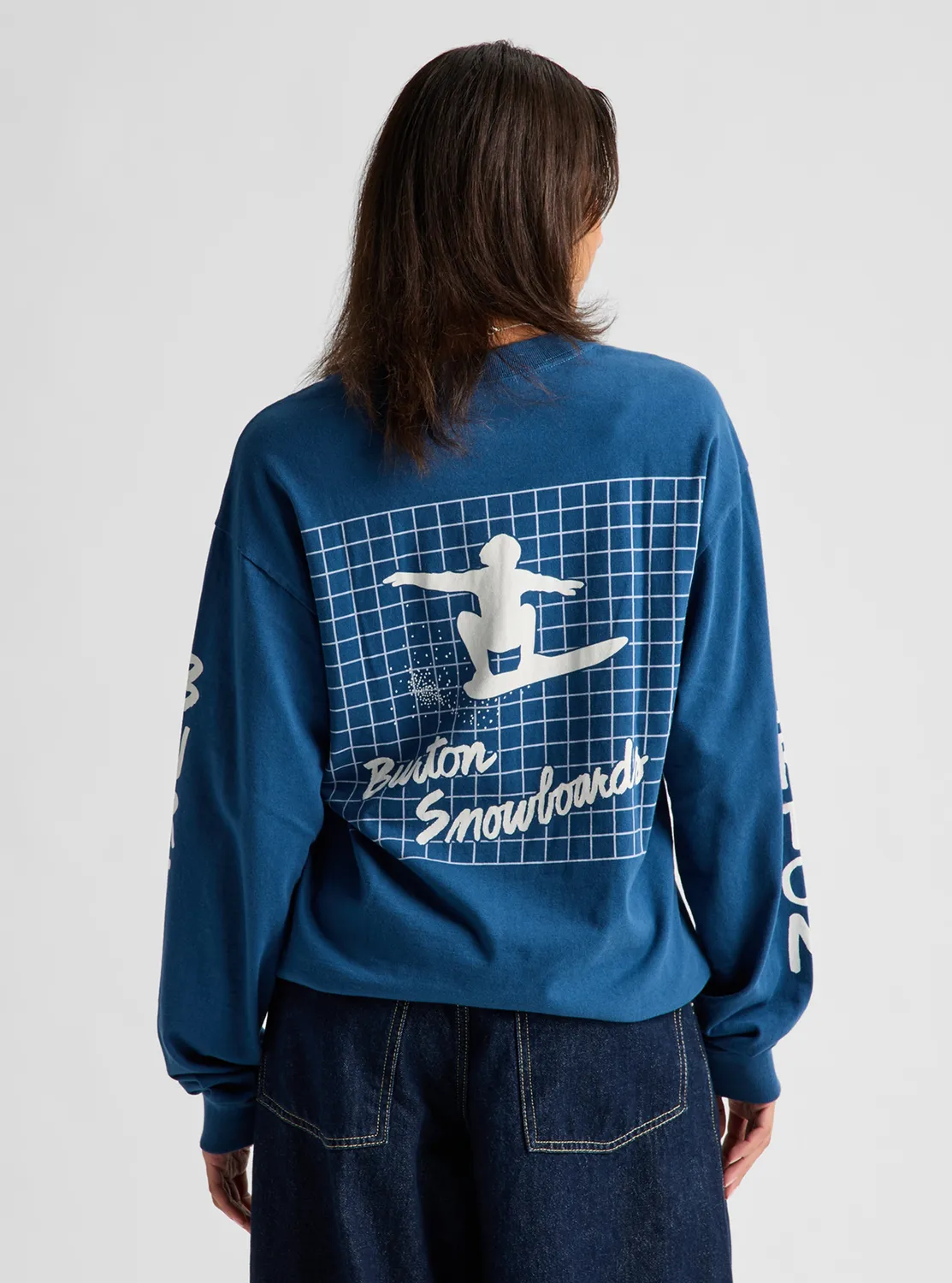 Burton 83 Squared långärmad t-shirt vit