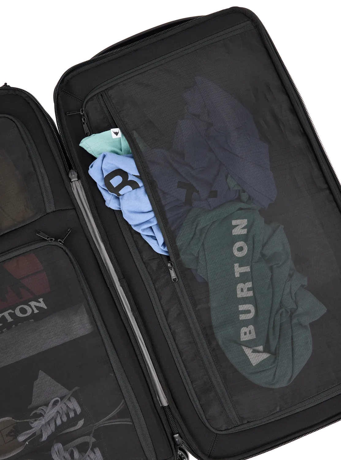 Burton 4 Wheel Double Deck resväska 86L Crystal Dye