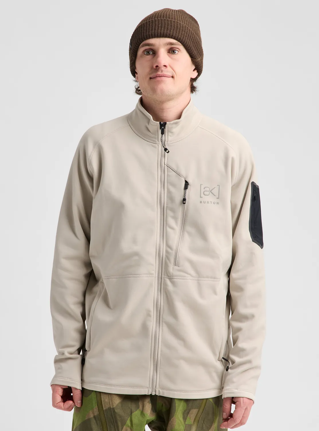 Burton [ak] Baker Stretch Full-Zip fleece True Black mellanlager