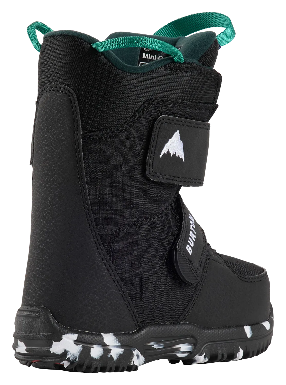 Burton Mini Grom snowboardboots barn Black mjuk flex