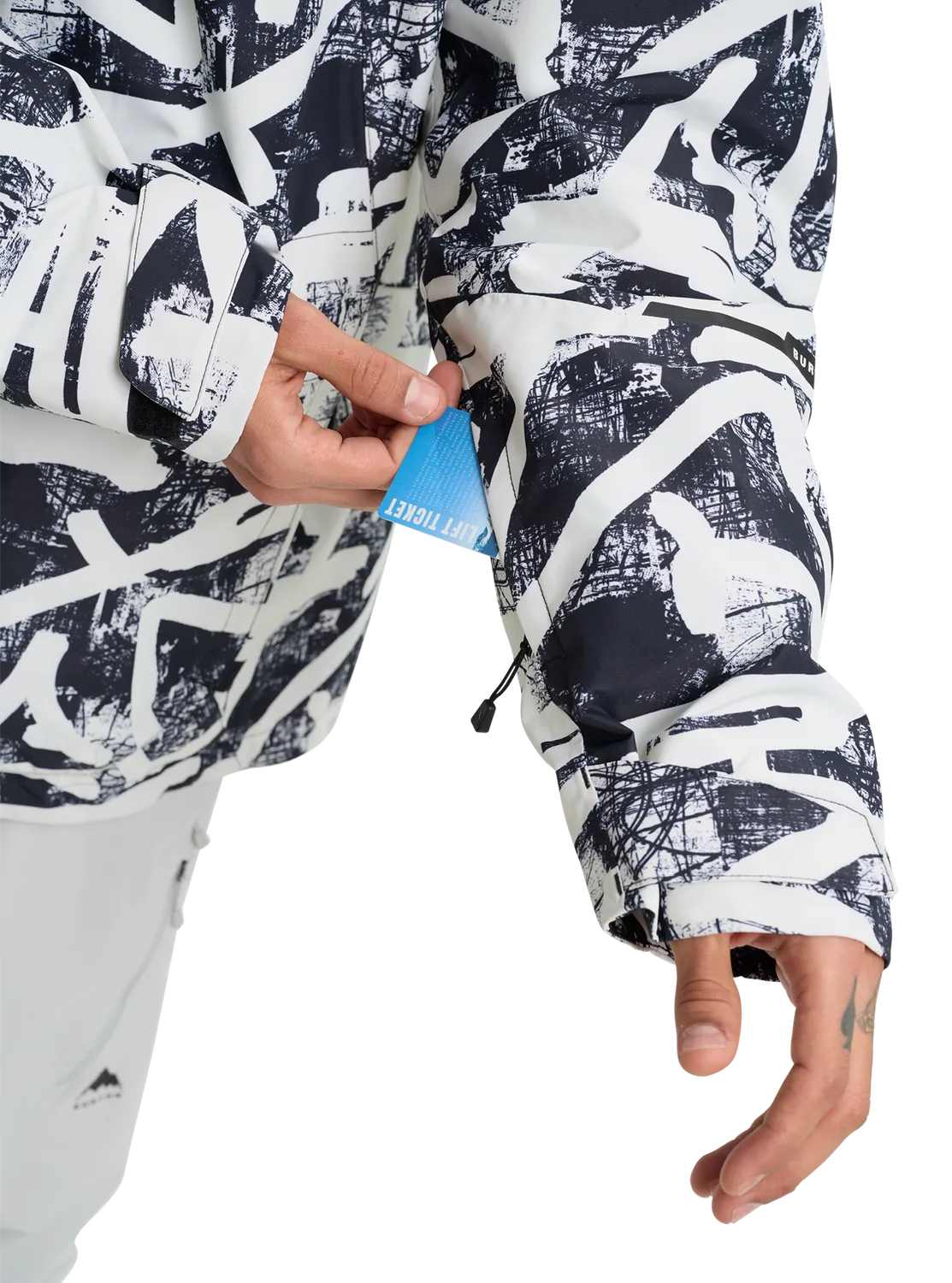 Burton Reserve 2L Relaxed Anorak jacka Gray Cloud herr