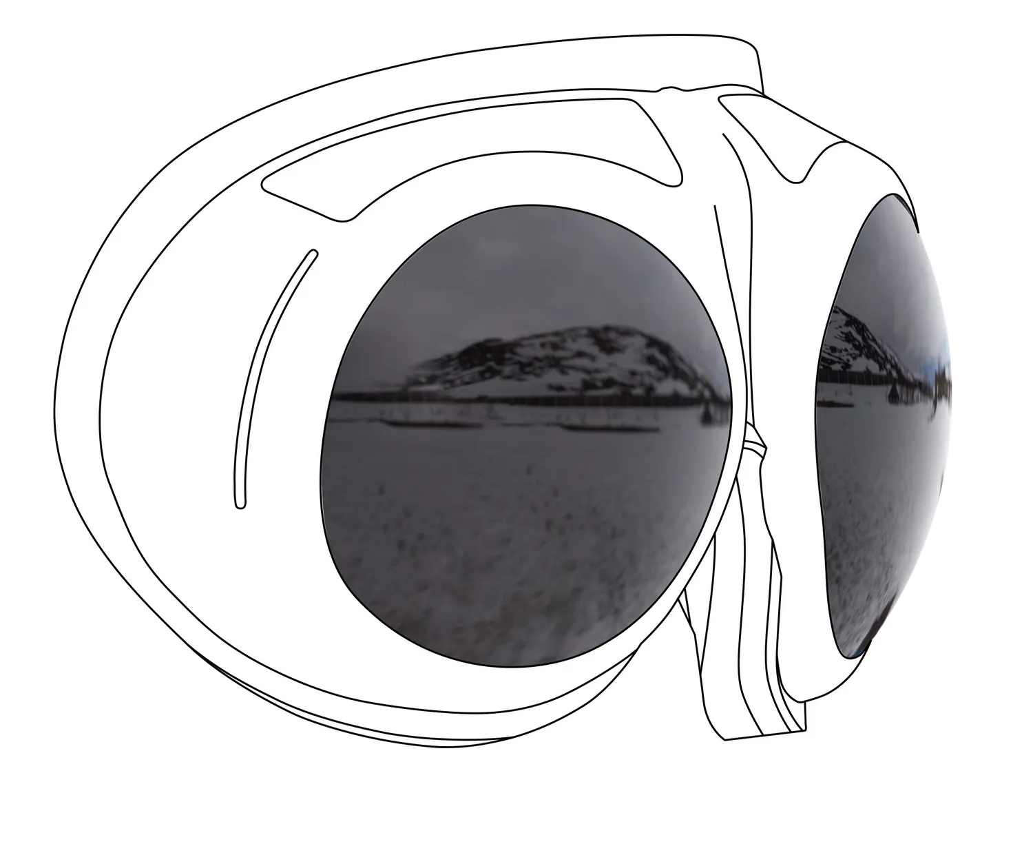 Rovfluga Spare Lenses Grey reservlins grå kategori 2