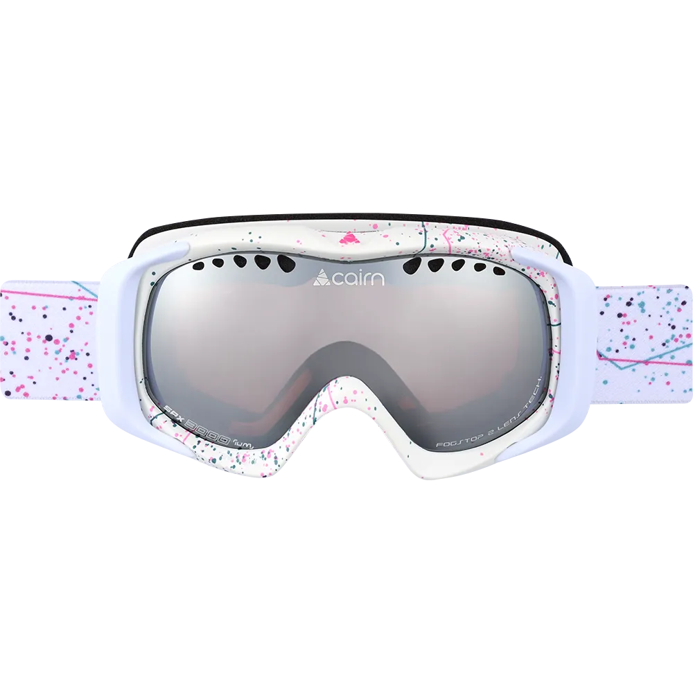 Cairn Mate SPX3 skidglasögon white spray unisex