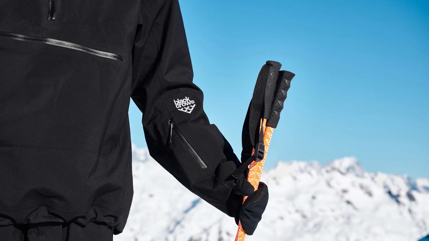 Black Crows Stratus 3L skidanorak herr svart L vindskydd