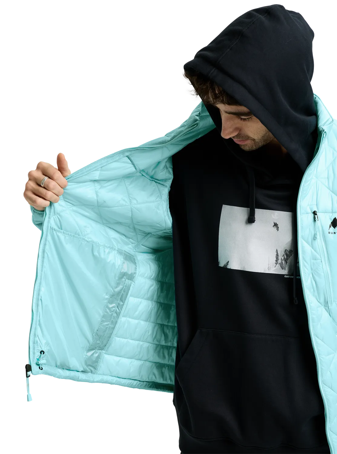 Burton Reserve syntetjacka puffer Light Teal packbar