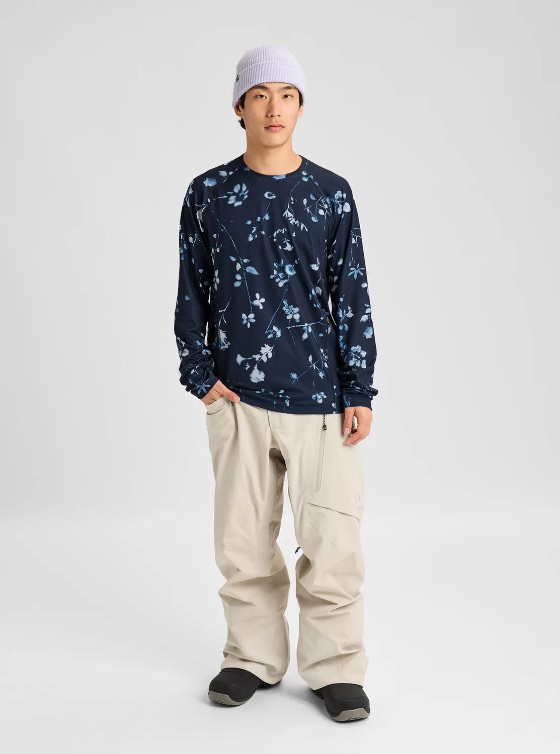 Burton Midweight underställströja herr True Black