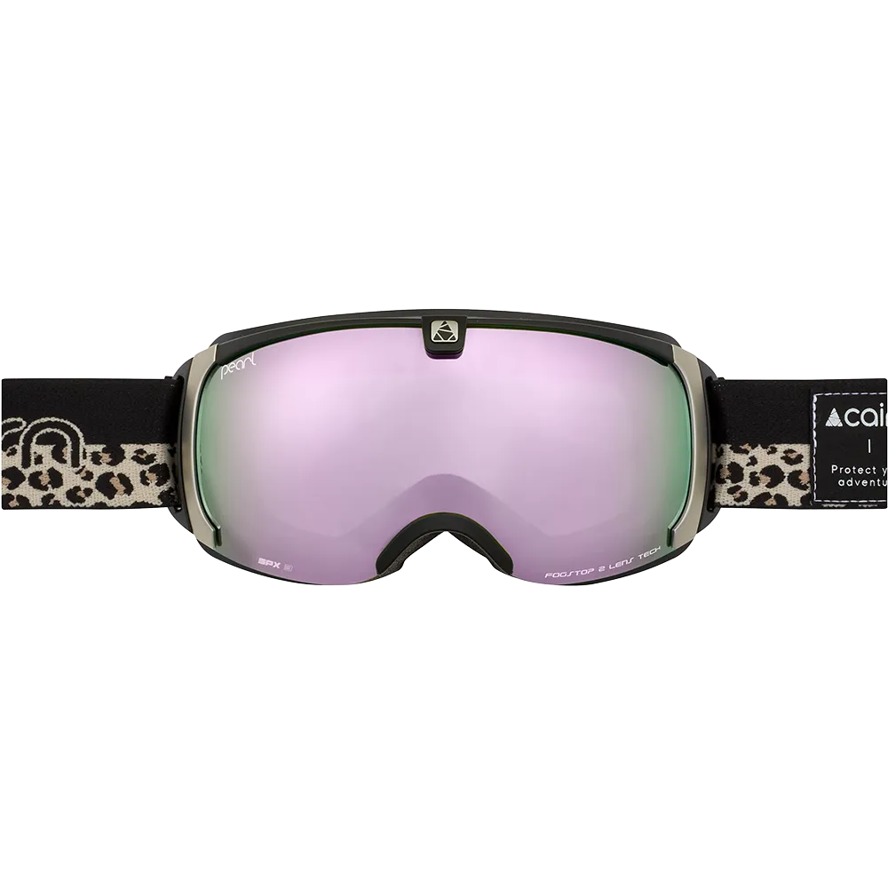 Cairn Pearl SPX3 skidglasögon Matte Black Leopard kat 3