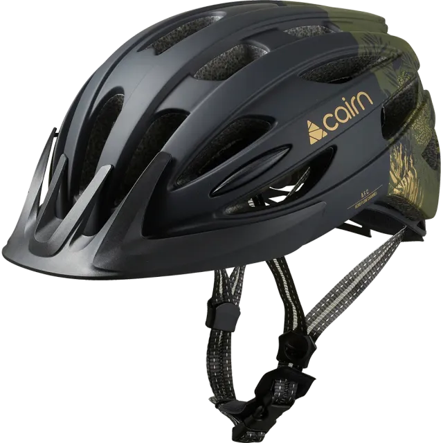 Cairn Fusion cykelhjälm black forest LED