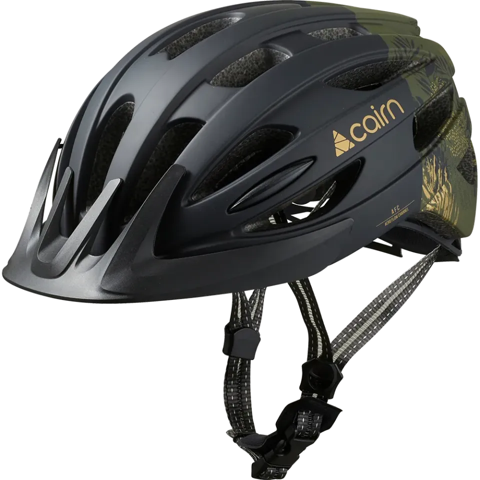 Cairn Fusion cykelhjälm black forest LED