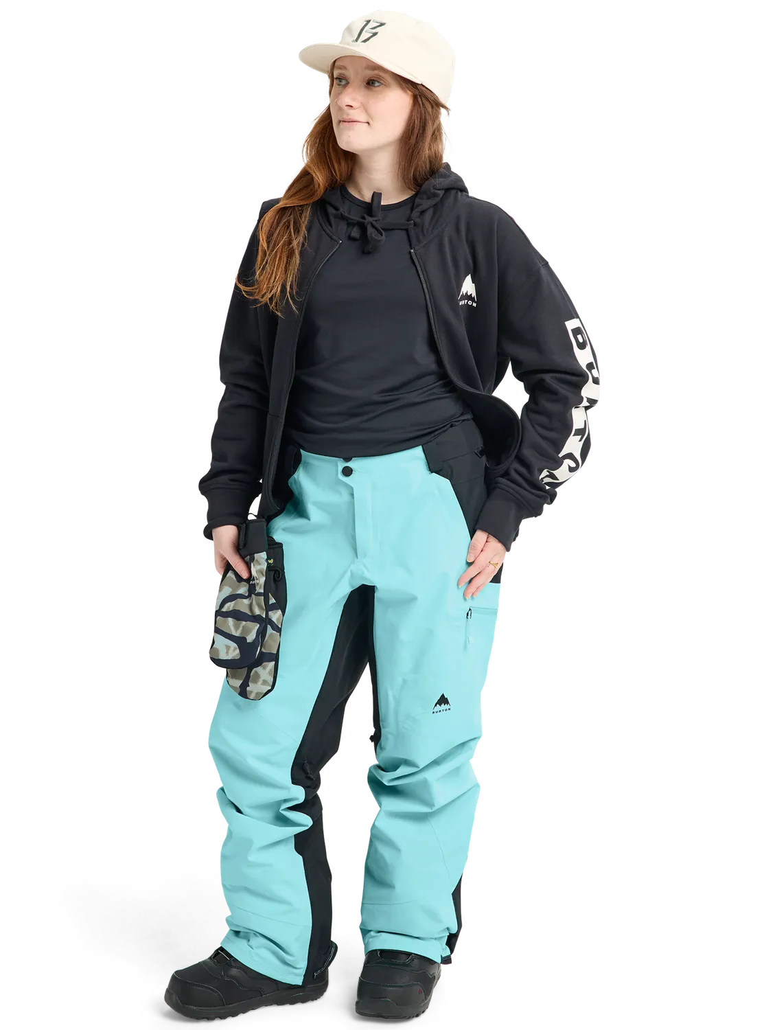 Burton Reserve 3L skalbyxor dam Light Teal 3-lager
