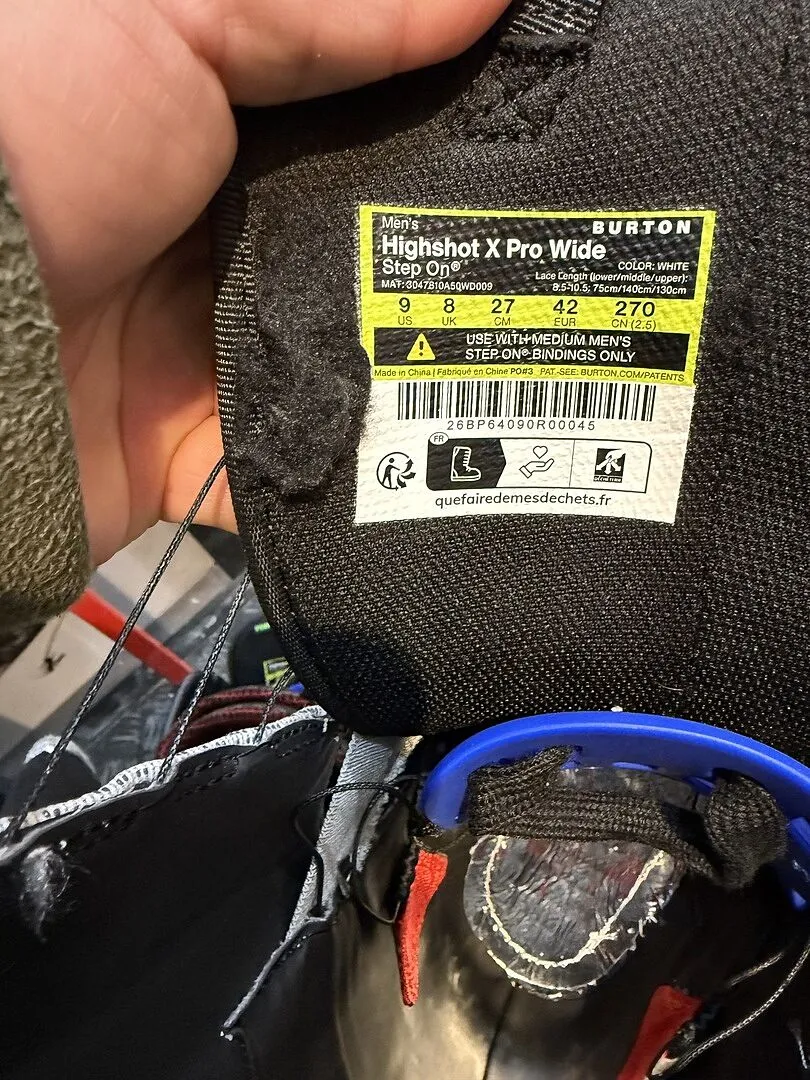 Burton Highshot X Pro Step On boots Dried Moss Multi