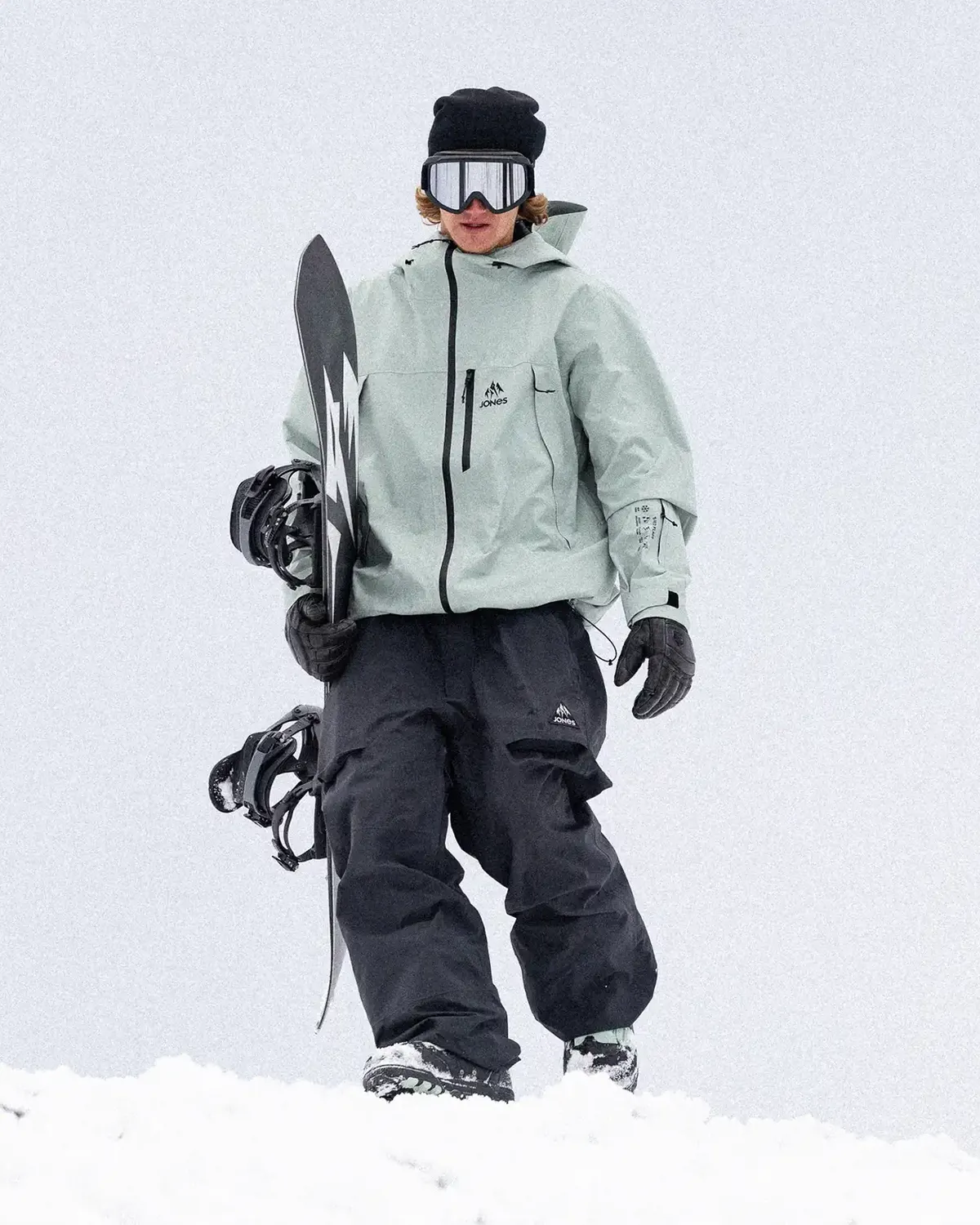 Jones MTN Surf bibbyxa herr Stealth Black vattentät