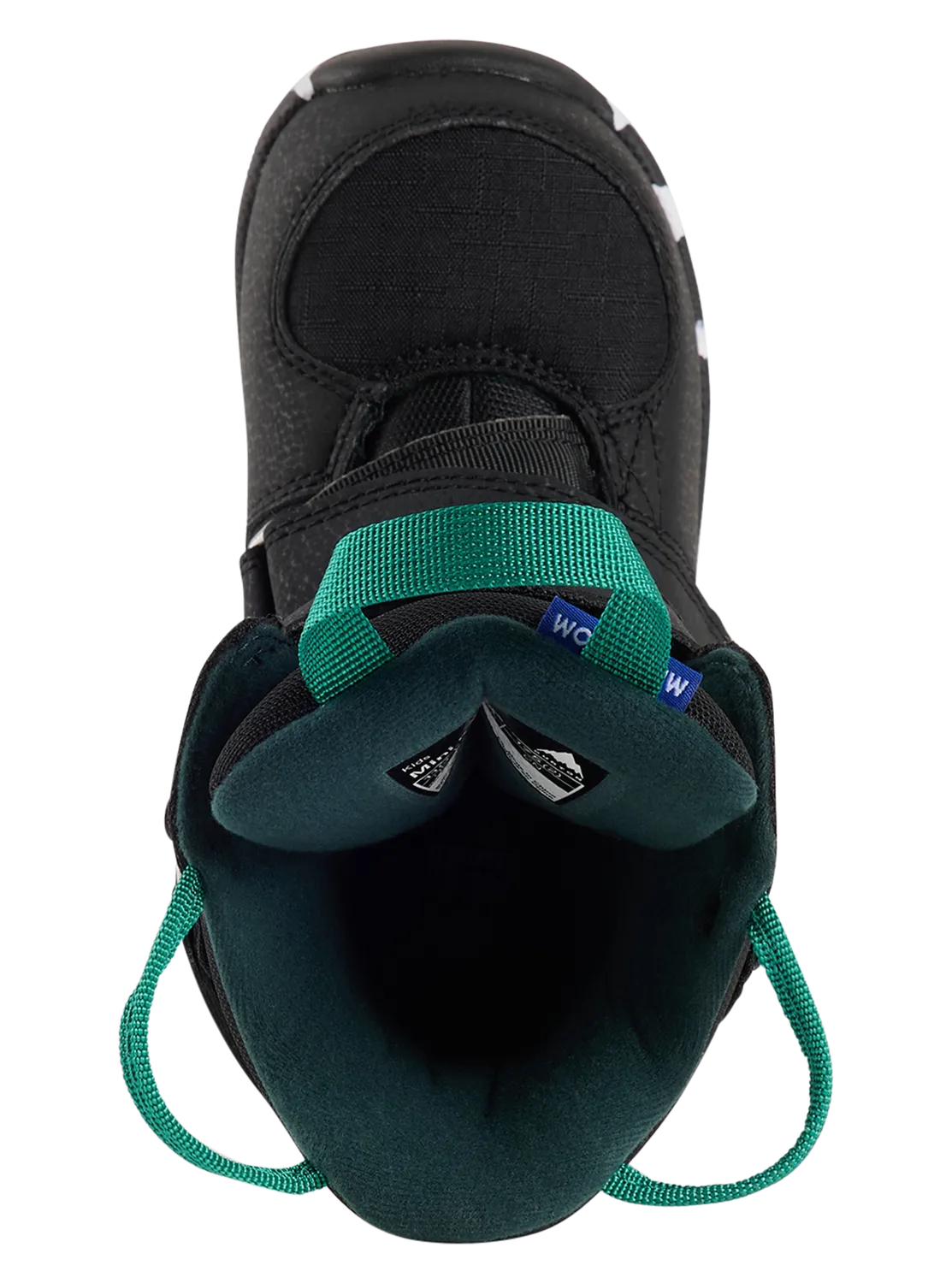 Burton Mini Grom snowboardboots barn Black mjuk flex