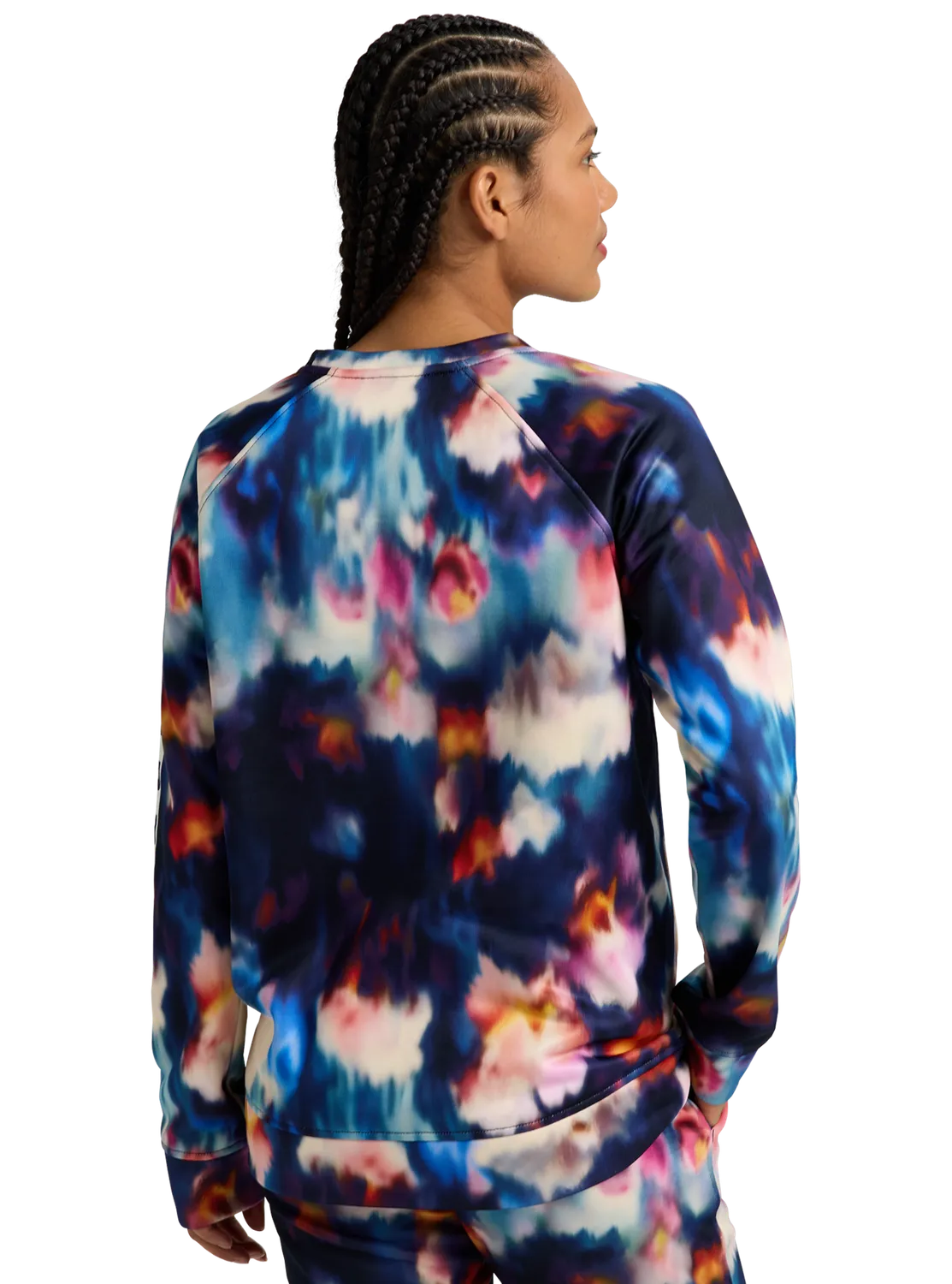Burton Oak crewneck fleecetröja dam true black mjuk