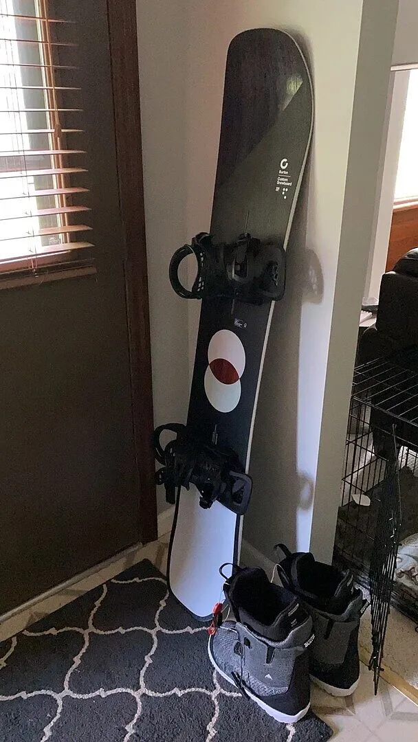 Burton Genesis snowboardbindning svart mjuk dämpad rembindning