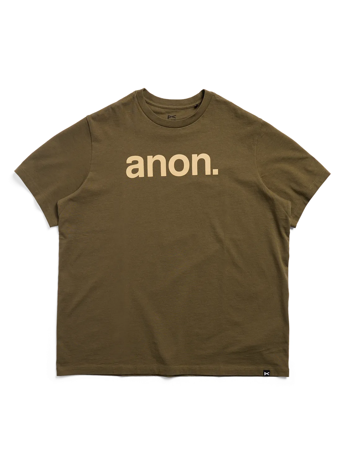 Burton Anon Short Sleeve T-shirt Dried Moss ekologisk bomull