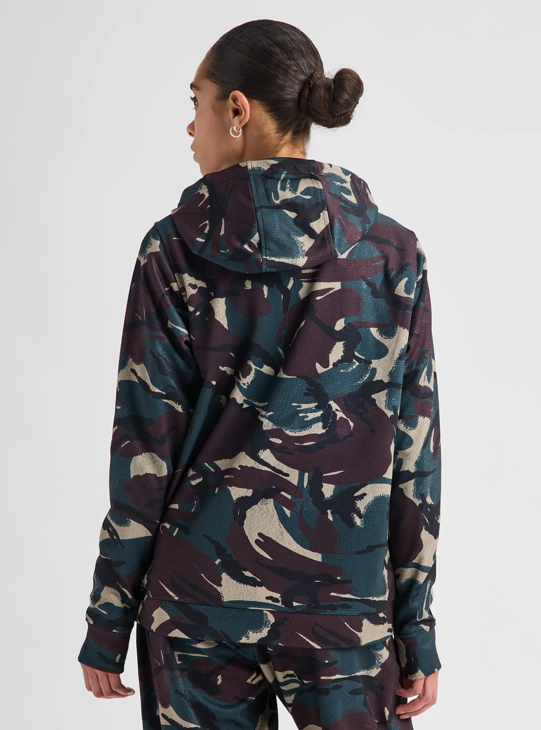 Burton Oak Pullover hoodie dam Seersucker Camo