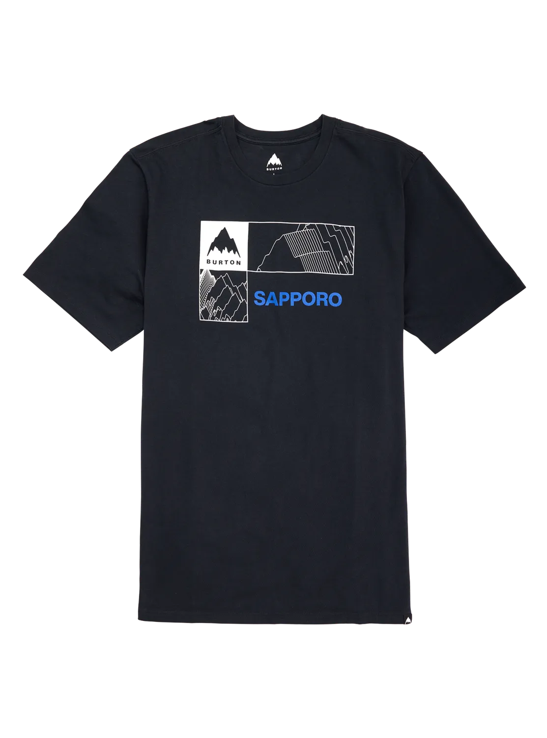 Burton Local t-shirt svart kort ärm mjuk bomull
